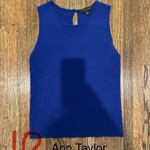 Ann Taylor Royal Blue Tank Top
